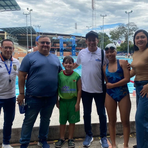 Final departamental de los Juegos Intercolegiados Supérate en prueba de 50mt natación-IEGCC presente